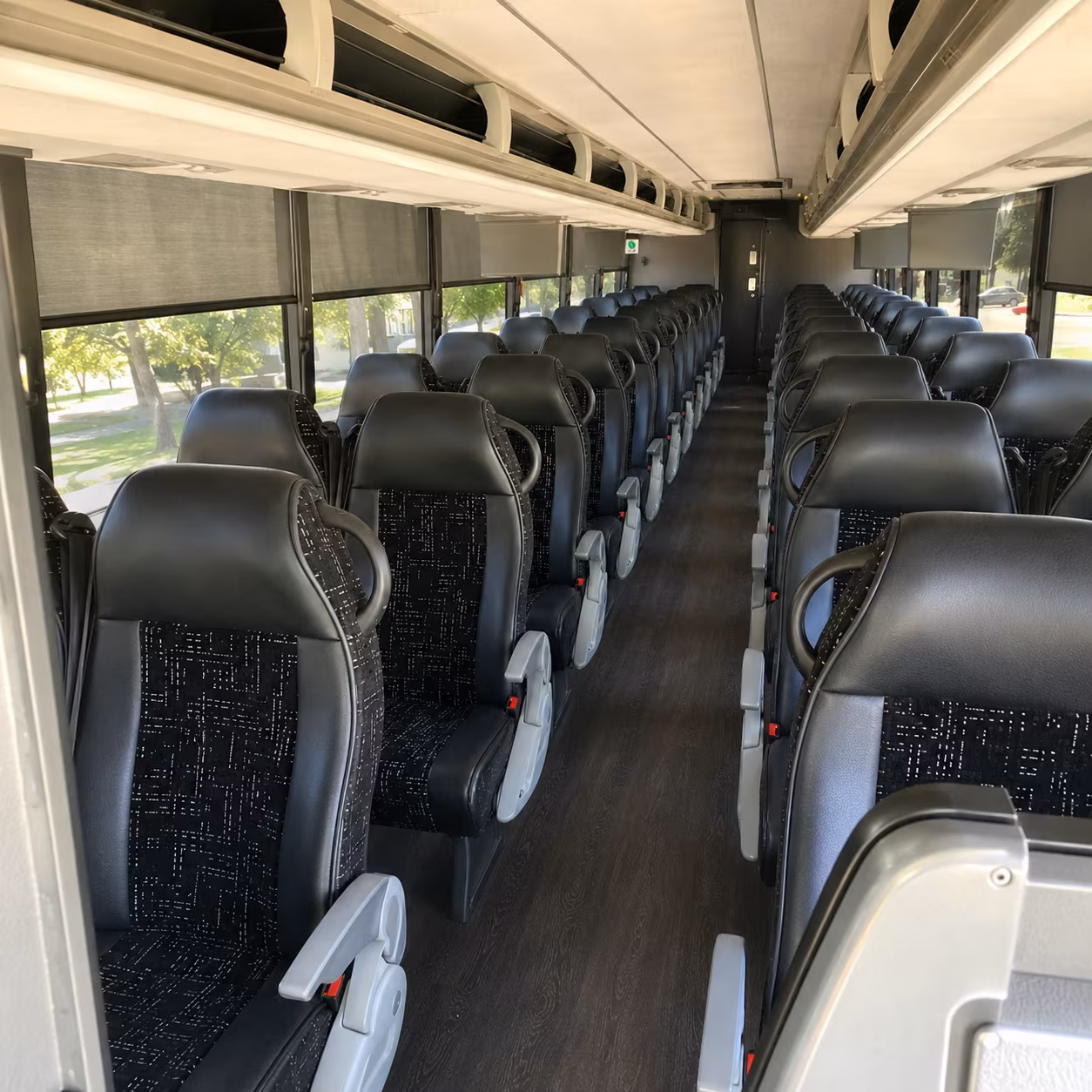 akron employee transportation onboard seating