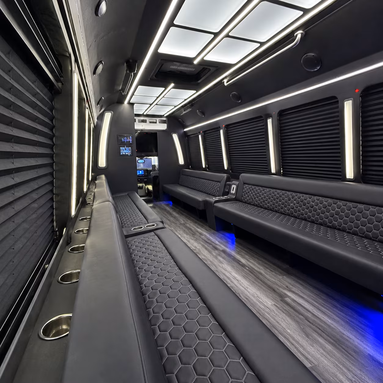 akron party bus rentals inside
