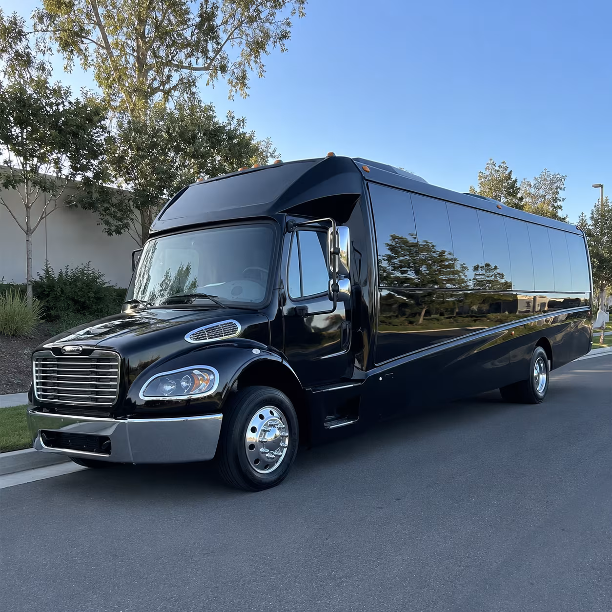 akron sporting event transportation onboard seating