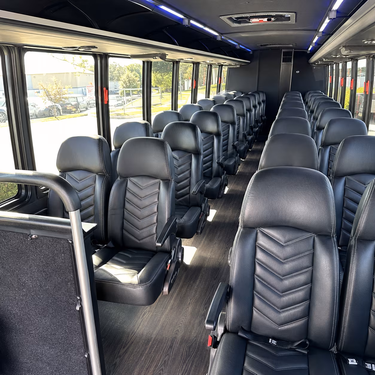 akron wedding transportation onboard seating