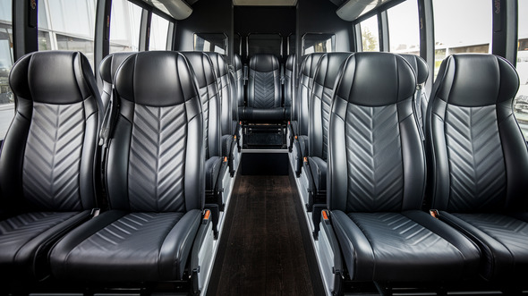 18 passenger minibus inside akron