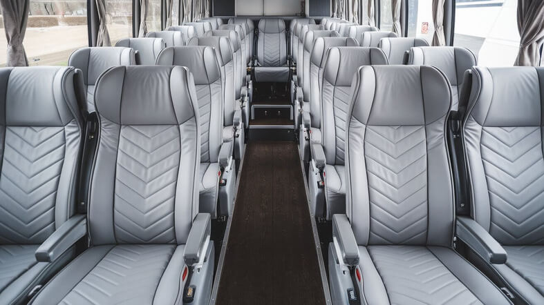 50 passenger charter bus interior mentor