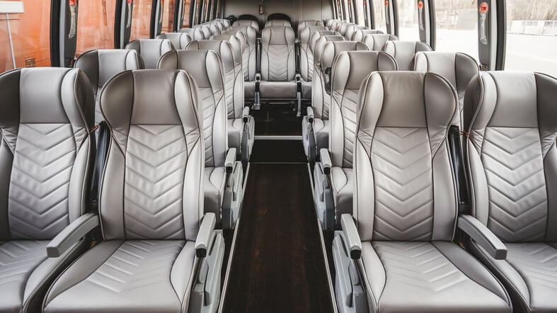 54 passenger charter bus interior lorain