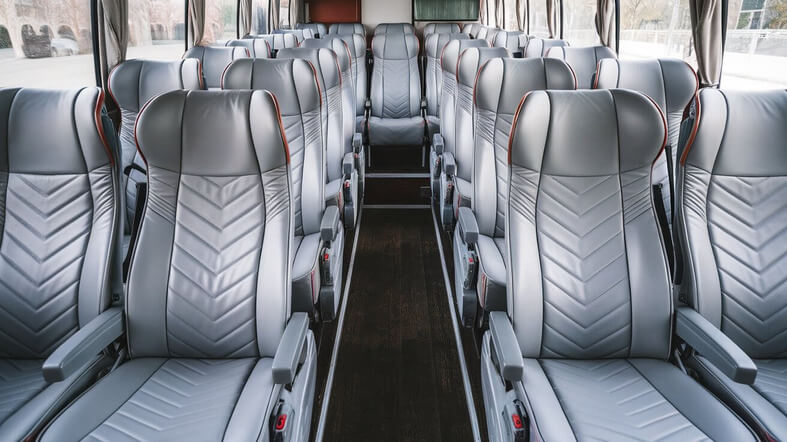 55 passenger charter bus interior cuyahoga falls