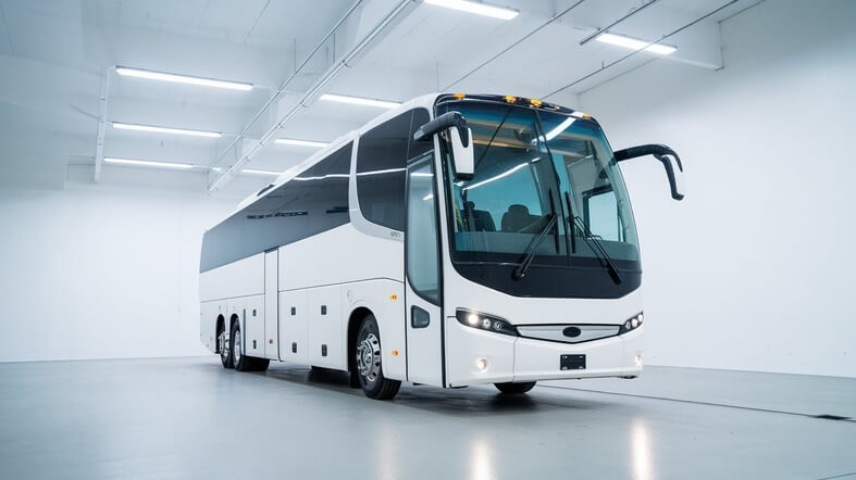 55 passenger charter bus mentor