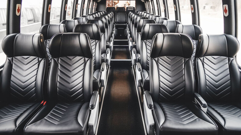 56 passenger charter bus interior 2