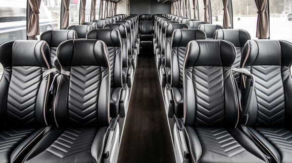 56 passenger charter bus rental akron