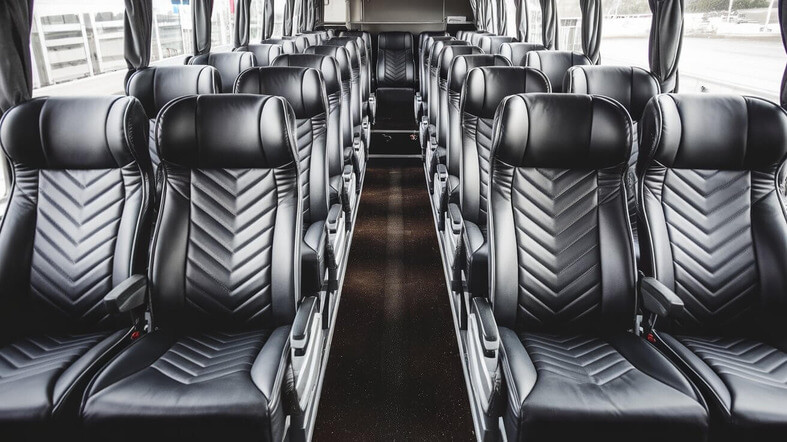 56 passenger charter bus rental mansfield