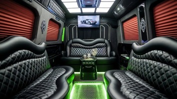 akron party bus rental inside