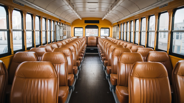 akron school bus rental inside