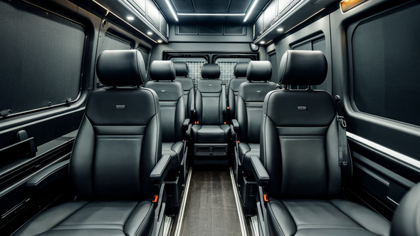 sprinter van with driver interior akron